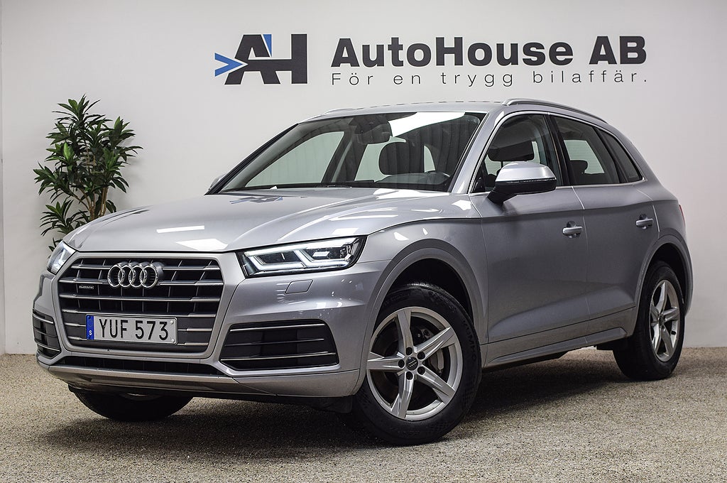 Audi Q5 2.0 TDI quattro 190HK Dragkrok Dieselvärmare Garanti