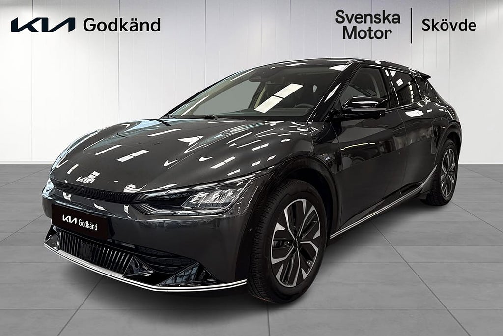 Kia EV6 Plus RWD 77,4KWH Appstyrning Dragkrok Värmepump 360-kamera GODKÄ