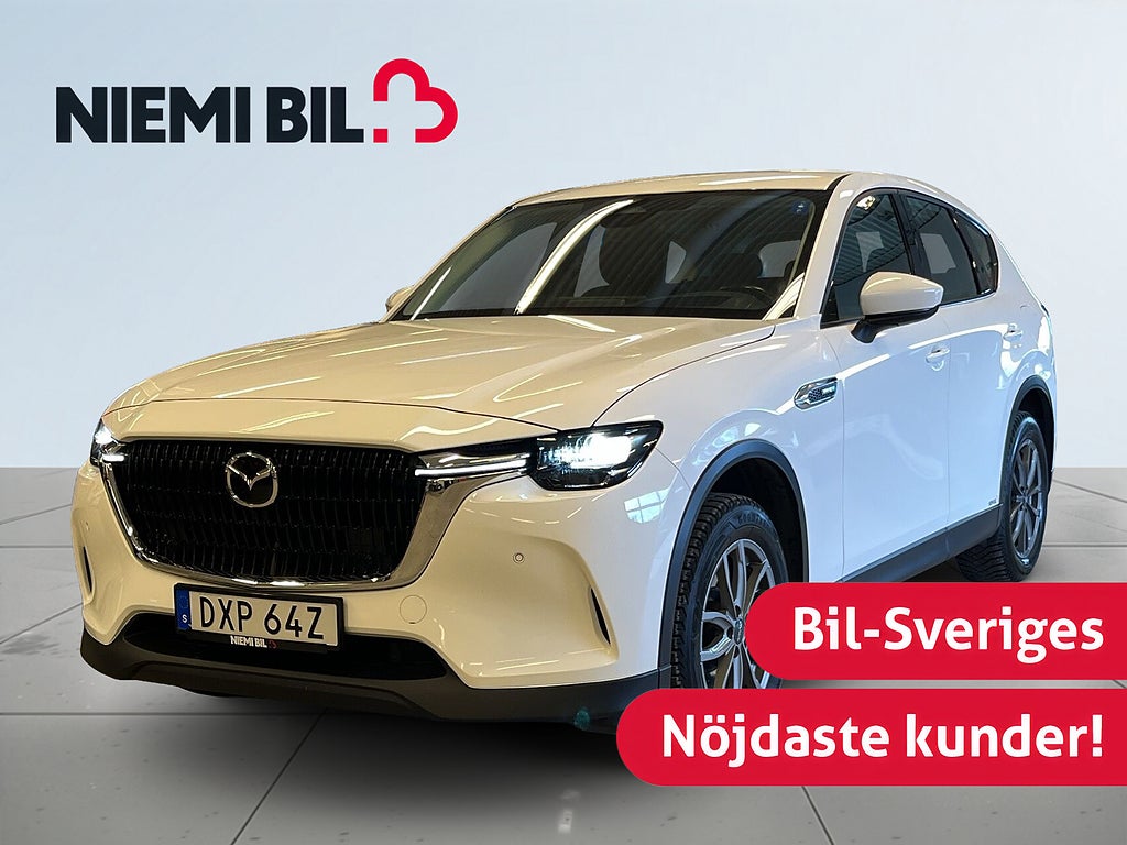 Mazda CX-60 PHEV AWD Kamera/SoV-Däck/Navigation/Rattvärme/Värmare