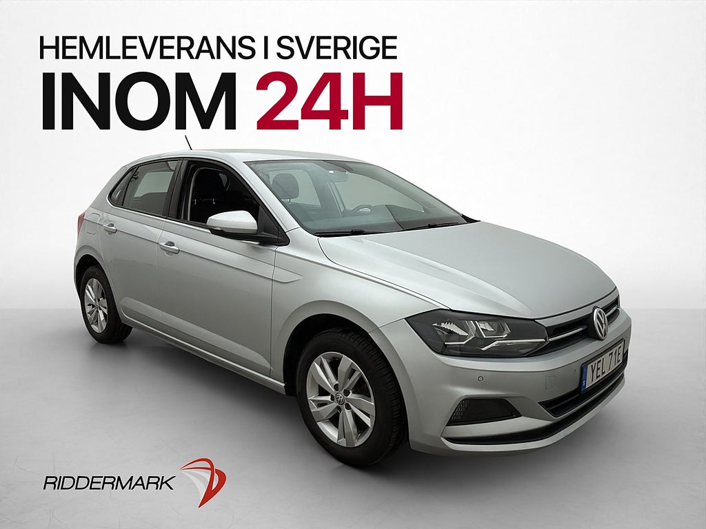 Volkswagen Polo 1.0 TSI 95hk  P-sensor Bluetooth Farthållare