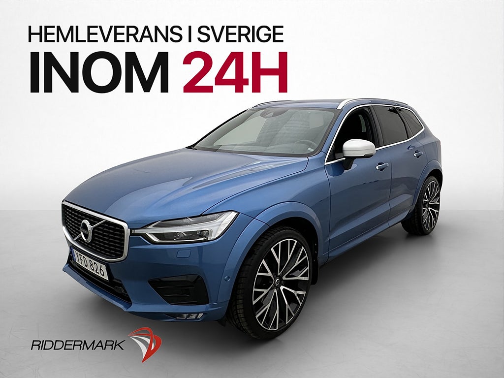 Volvo XC60 T5 AWD 250hk R-Design Dragkrok Kamera Navi 22'