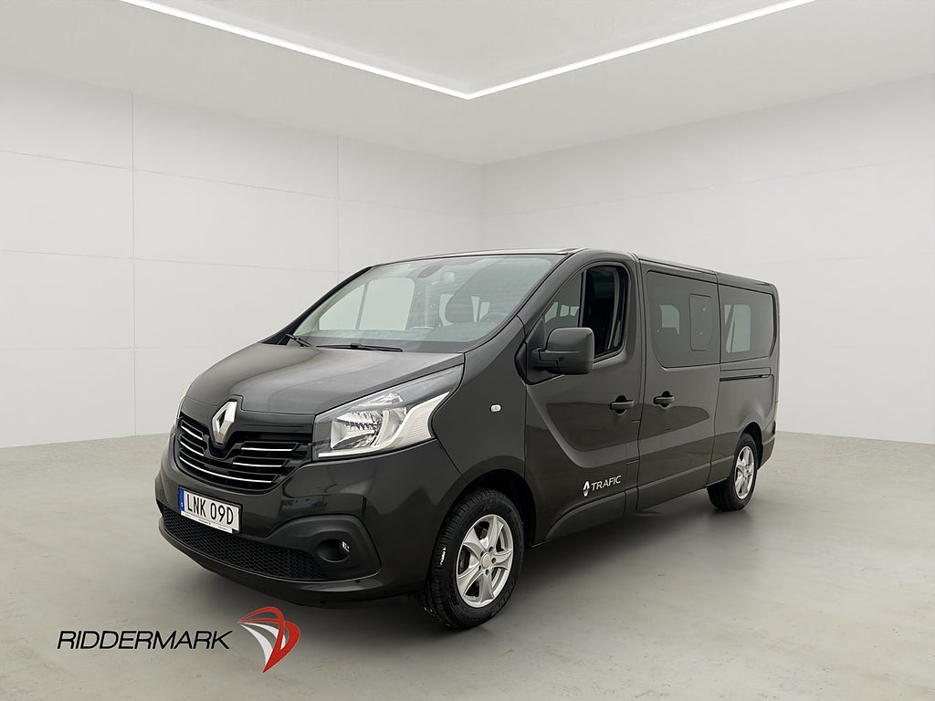 Renault Trafic Kombi Lång Värmare Kamera Farthållare 9-Sits