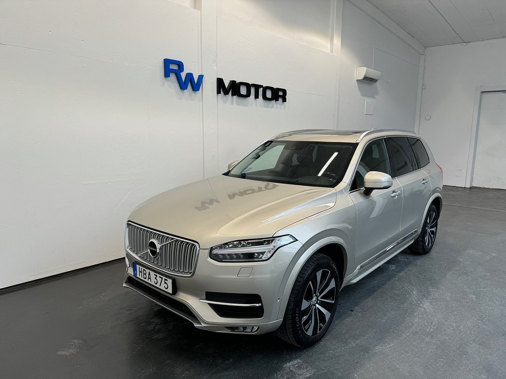 Volvo XC90 D5 AWD 225hk 7-sits Inscription Pano HUD VOC Navi