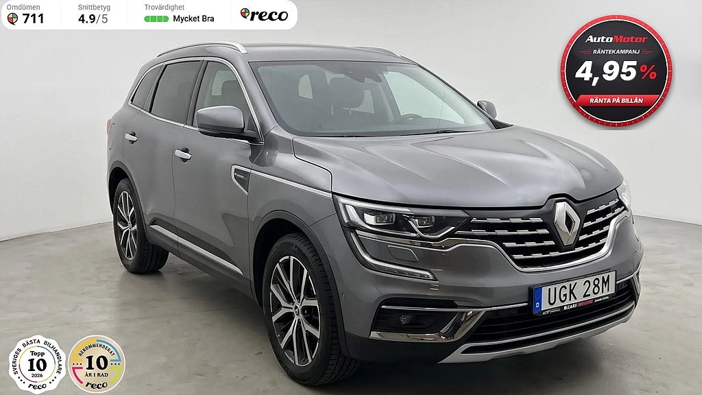 Renault Koleos 2.0 dCi Limited 4x4 190hk Drag