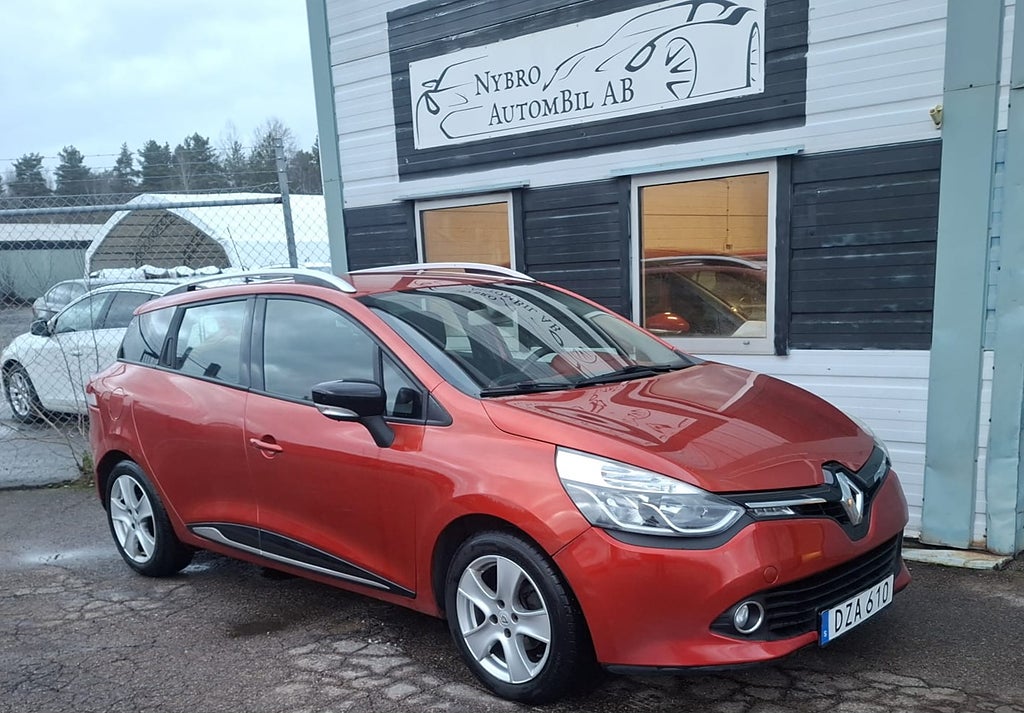 Renault Clio Sport Tourer 0.9 TCe Euro 5&Servad&Besiktad&Navi