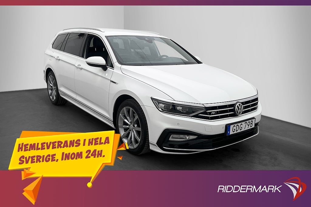 Volkswagen Passat 2.0 TDI 4M R-line Skinn D-värm Kamera Drag