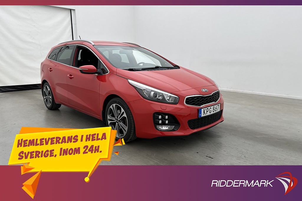 Kia Ceed 1.6 CRDi GT-Line CarPlay Drag Rattvärme Navi Kamera
