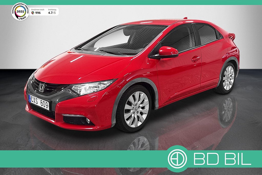 Honda Civic 1.3 i-VTEC COMFORT VÄRMARE B-KAMERA TVÅ BRUKARE