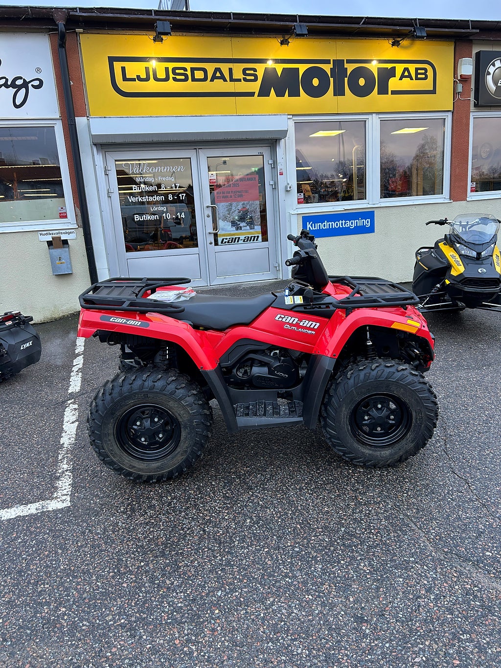 Can-Am Outlander 400 45tim och 59 mil! 