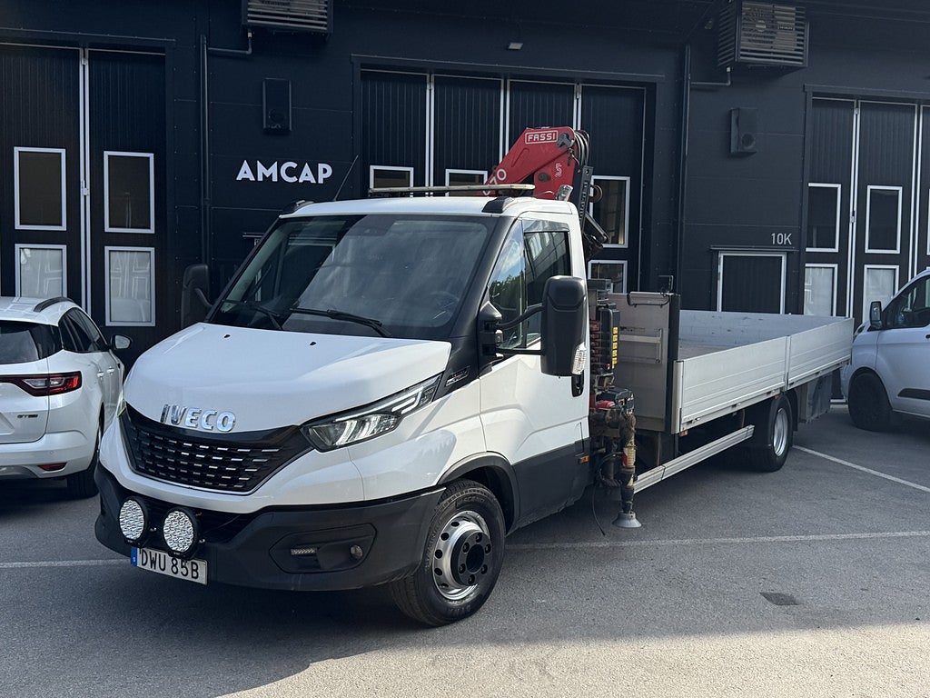 Iveco Daily 72-180 Fassi F70 Kran / Långflak / Moms / Finans 