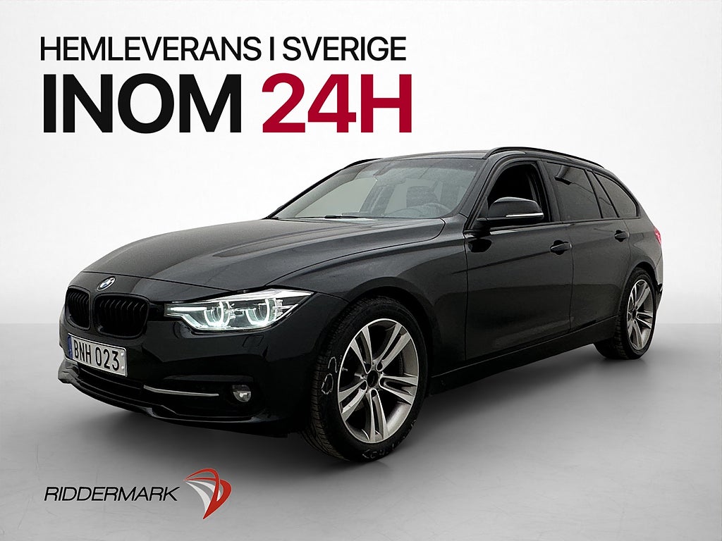 BMW 318D Touring 150hk Sport line HiFi Dragkrok Navigation