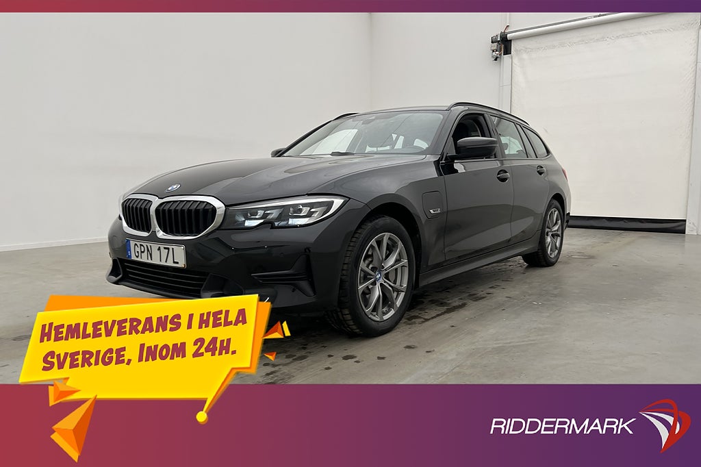 BMW 330e xDrive Touring 292hk Sport Line Navi Sensorer MOMS