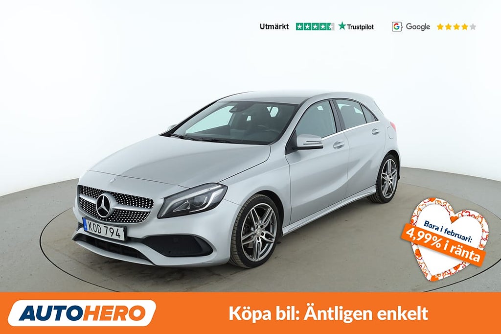 Mercedes-Benz A 180 AMG Sport / GPS, Värmare, Bluetooth