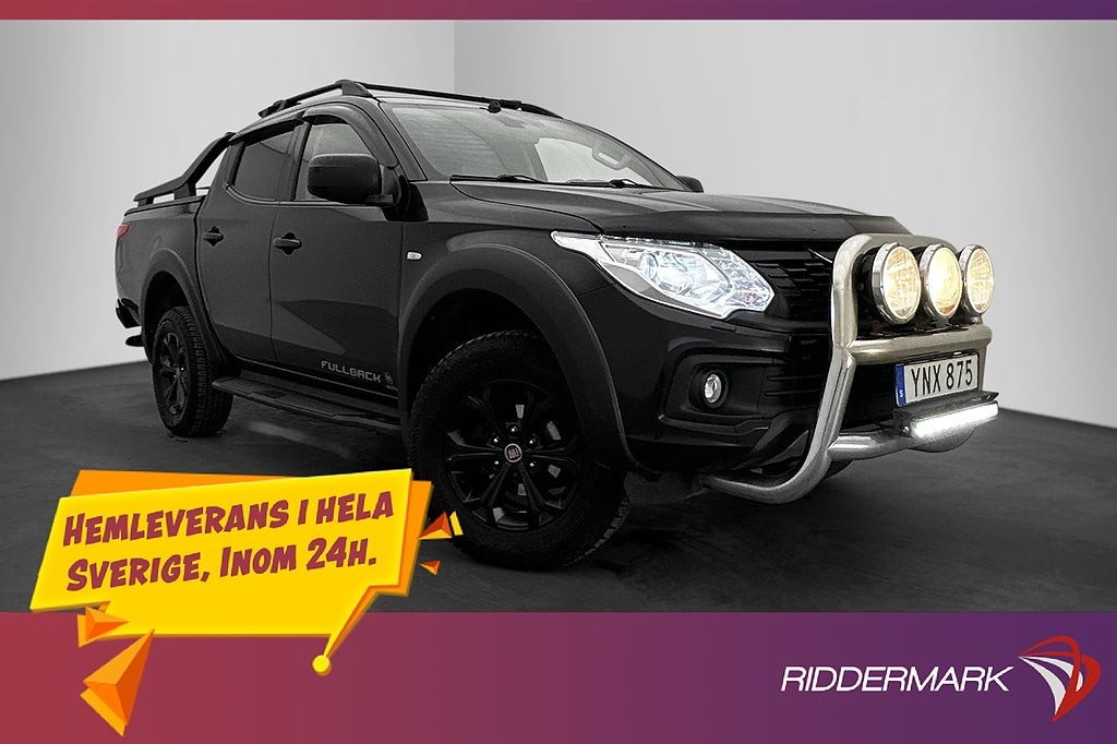 Fiat Fullback Professional 2.4 4x4 Dragkrok B-Kam Skinn Diff