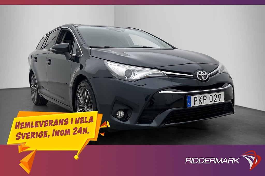 Toyota Avensis 1.8 147hk Active Plus 2-Zons Kamera Skinn