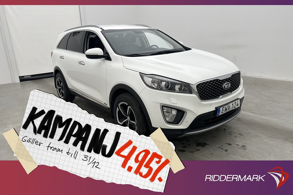 Kia Sorento AWD 200hk Business 7-Sits Kamer 4,95% Ränta