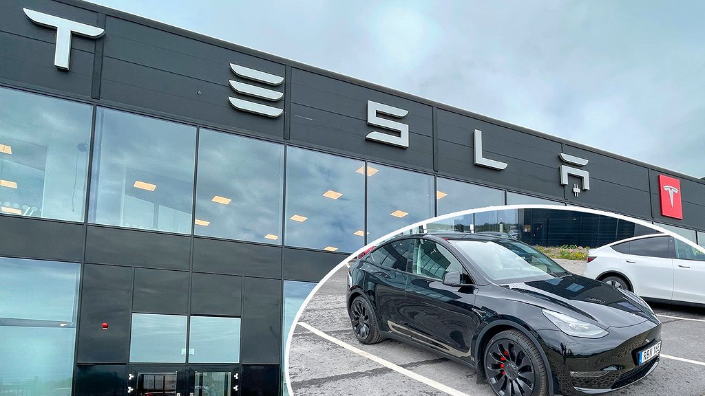 På lördag invigs Teslas nya center i Uppsala. Foto: Anders Nilsson
