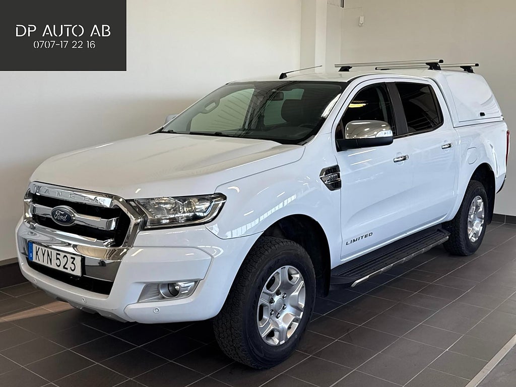 Ford ranger Dubbelhytt 2.2 TDCi 4x4 Limited Drag Värme Kamera MOMS