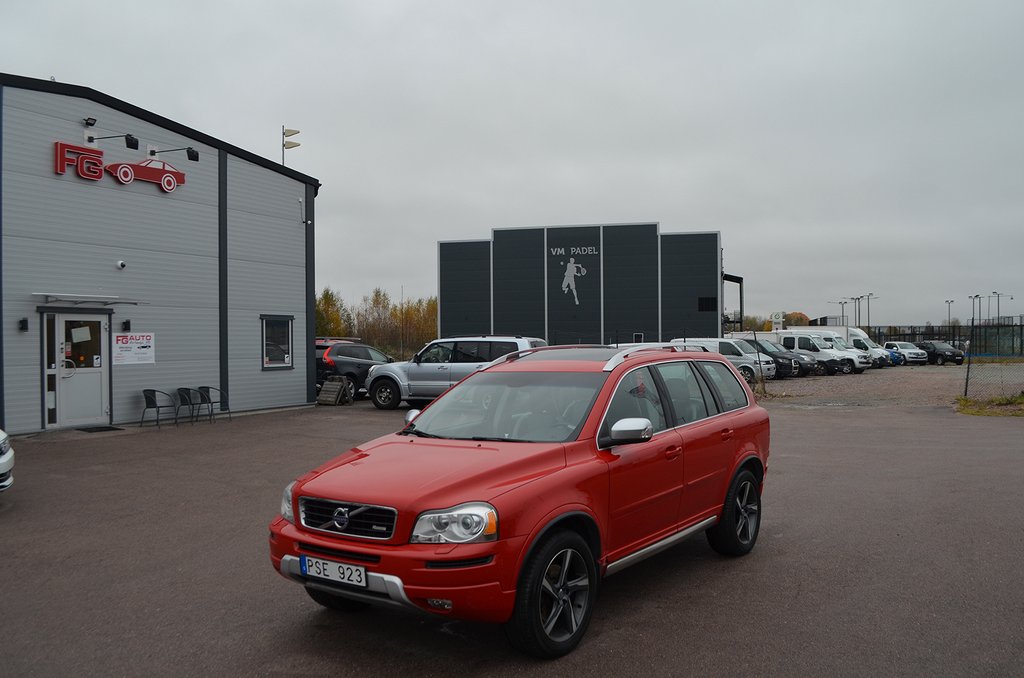 Volvo XC90 D5 AWD 200 hk R-Design 7-sits VOC Drag Pano