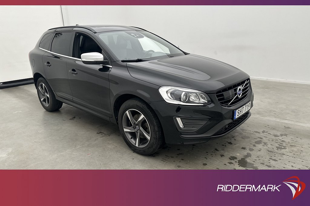 Volvo XC60 D4 AWD 190hk R-Design Pano VOC Navi Drag BLIS