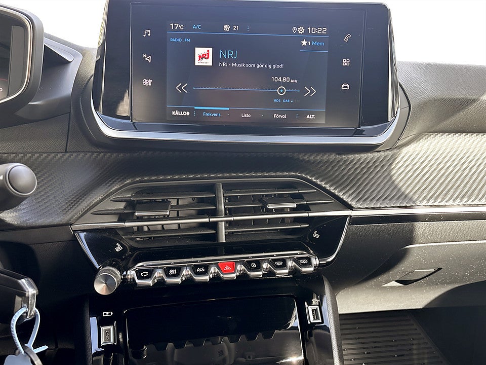 Bild på Peugeot 208 Allure 1.2 PT 100hk Aut BACKKAMERA