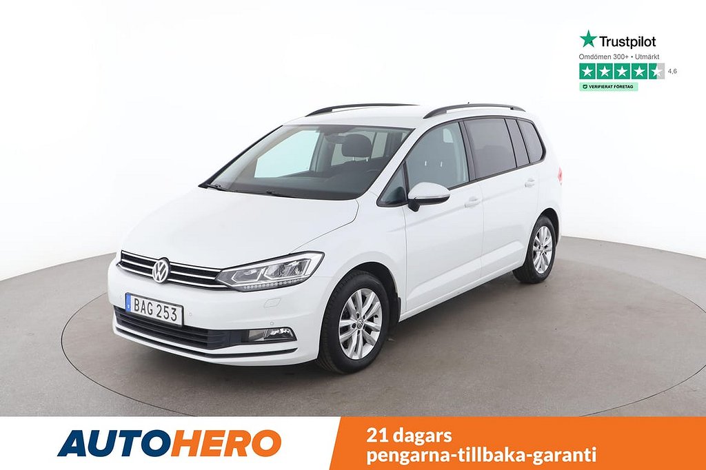 Volkswagen Touran NYSERVAD, 7-Sits, Dragkrok, Motorvärmare