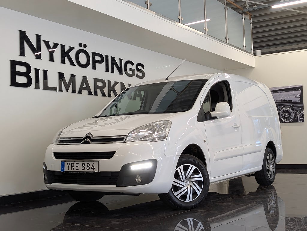 Citroën Berlingo Van L2 1.6 BlueHDi 99hk | Dragkrok | Farth. | V-hjul