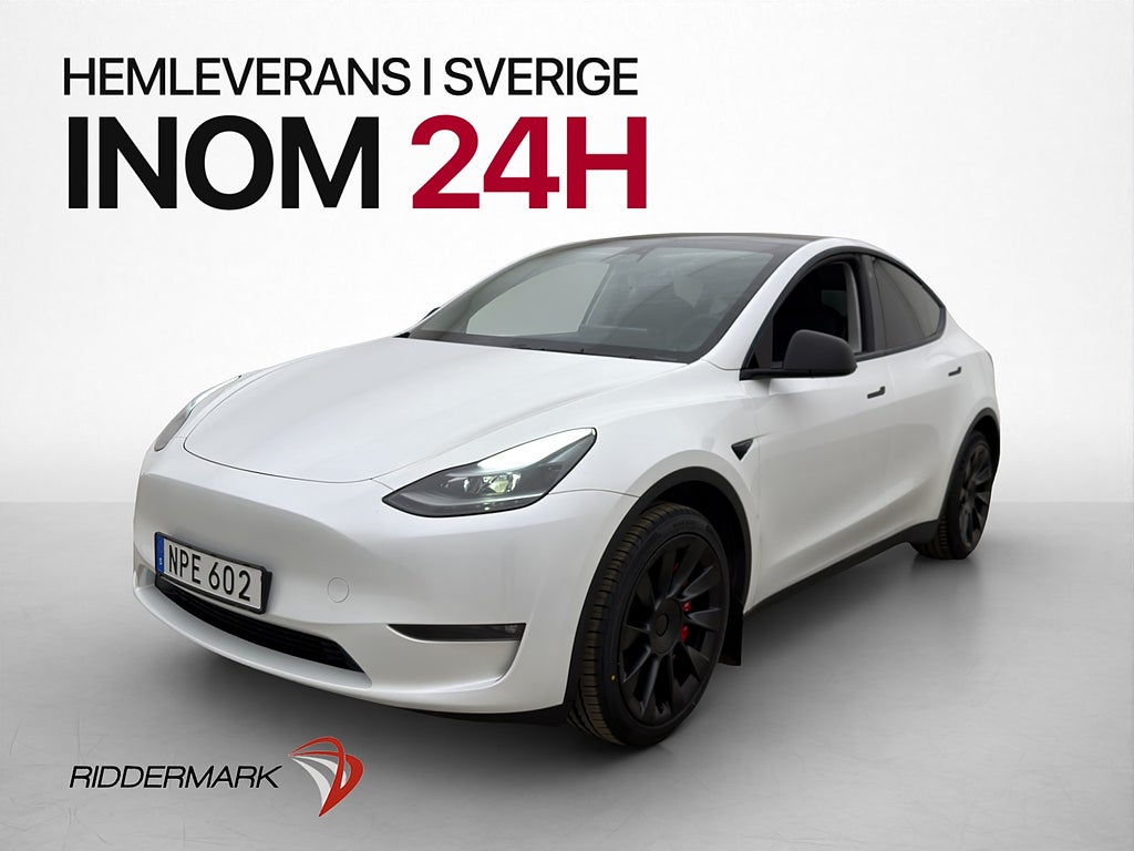 Tesla Model Y Long Range AWD Autopilot Svensksåld