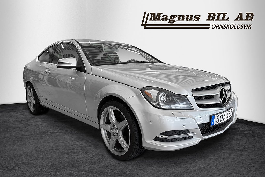 Mercedes-Benz C 180 Coupé Aut Drag P-sensor SV-SÅLD Sportstolar  miniatyr 2