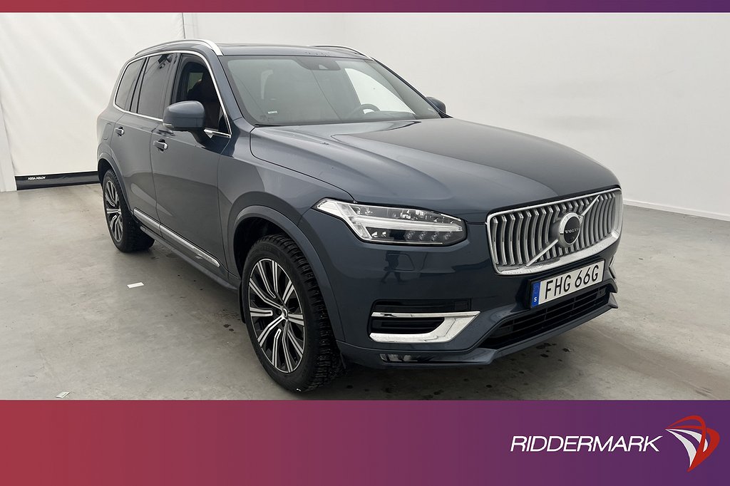 Volvo XC90 T5 AWD Inscription 7-Sits Värm Pano H/K HUD Drag