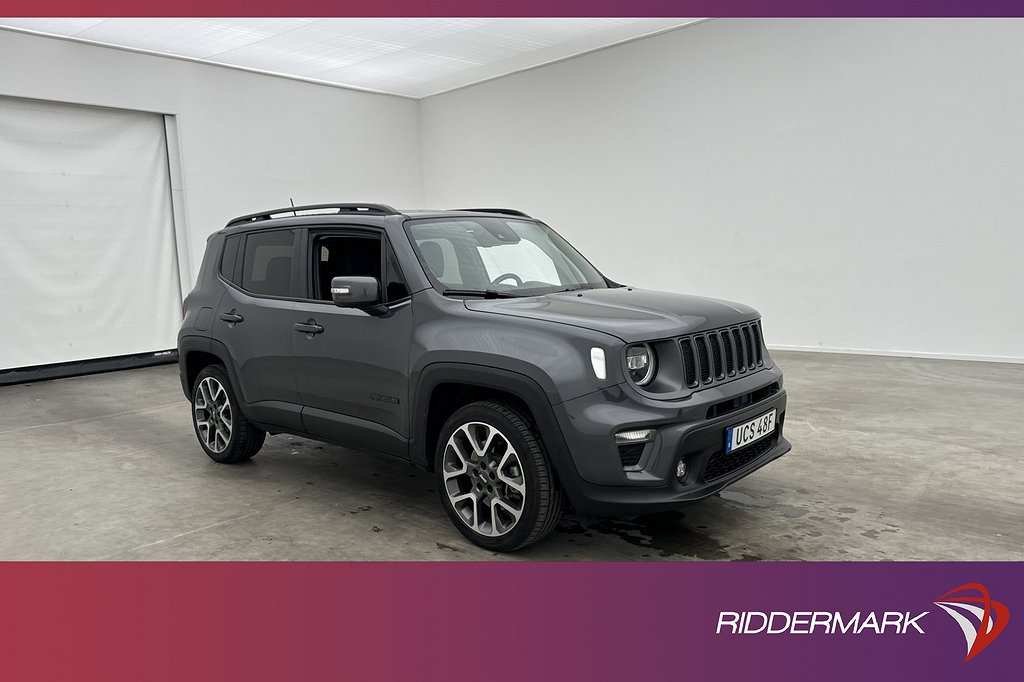 Jeep Renegade 4xe PHEV 240hk Kamera Rattvärm Navi Skinn Drag