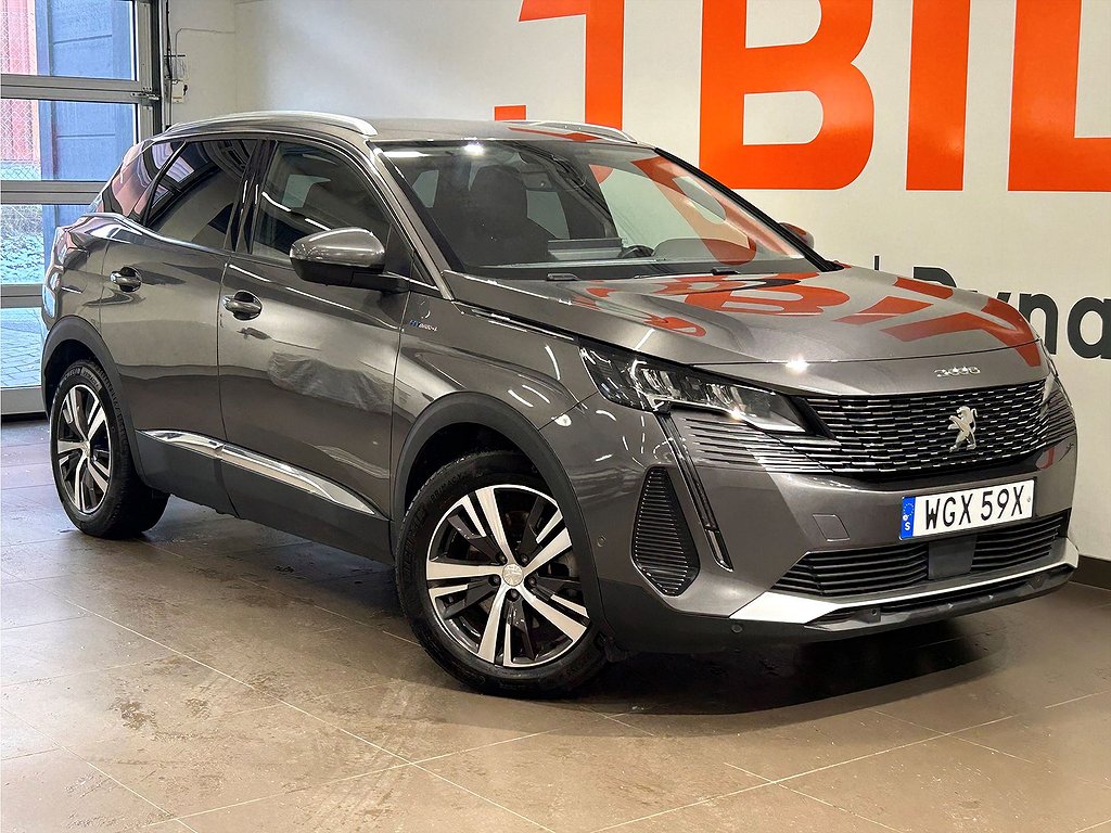 Peugeot 3008 Allure HYBRID4 1.6 + 13.2 kWh 300hk Aut 4WD - BACKKAMERA