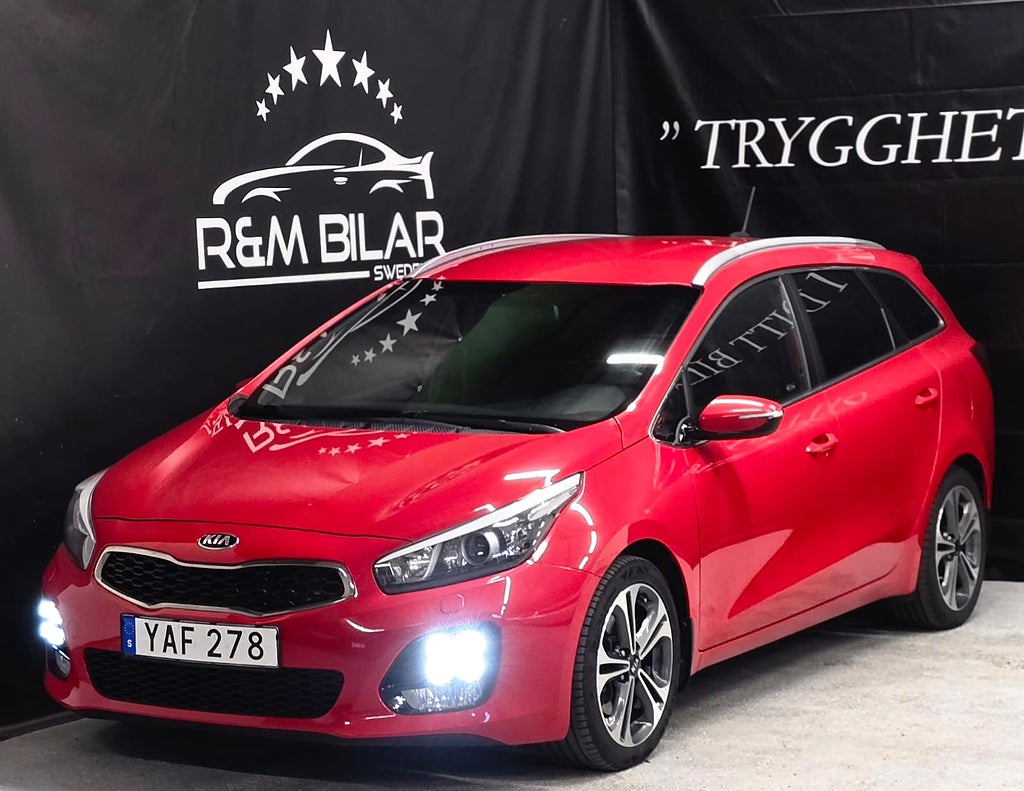 Kia Ceed GT-Line, Få-ägare, Drag, B-kam, Navi, Ny Serv/Bes!!