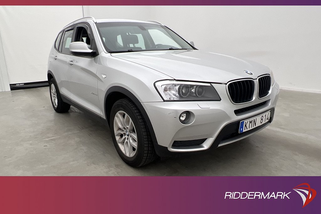 BMW X3 xDrive20d 184hk Värmare Sensorer Dragkrok