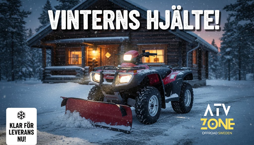Honda Foreman TRX 500 - Snöplog - Nyservad