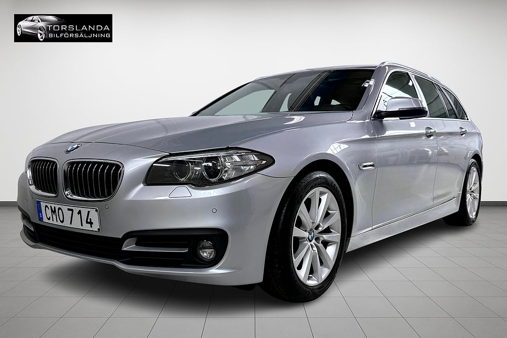 BMW 520d 184HK Touring Automat Skinn Panorama H/K Krok
