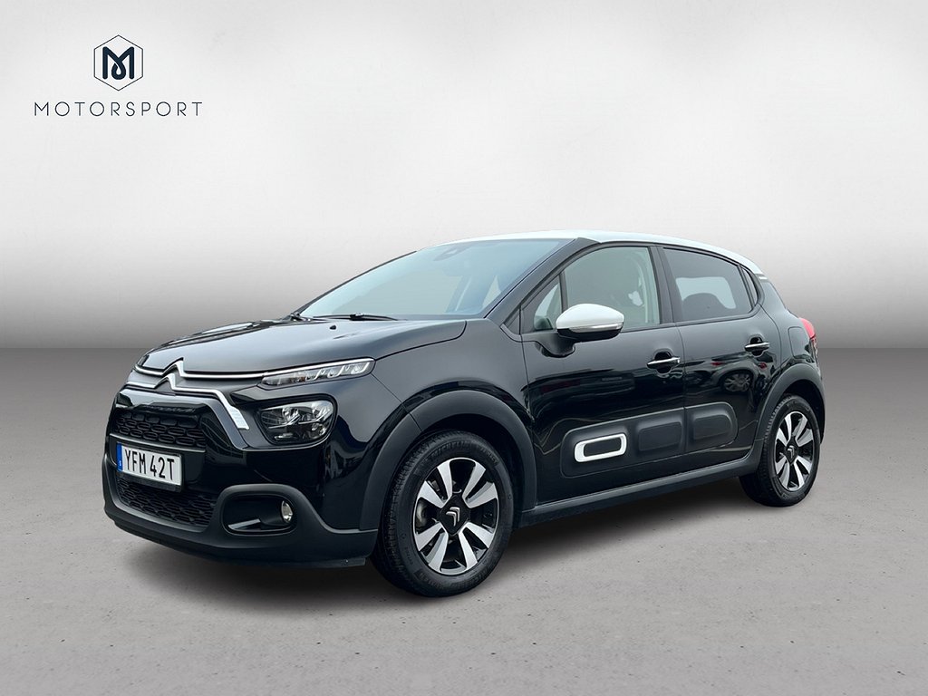 Citroën C3 1.2 PT 110hk Shine Aut Backkamera Apple CarPlay