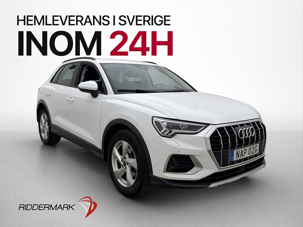 Audi Q3 Advanced Drag 0.58 l/mil Sensorer