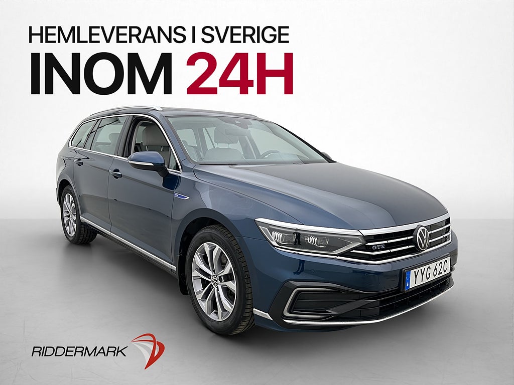 Volkswagen Passat GTE 1.4 TSI P-Värm Pano B-Kamera HuD Skinn
