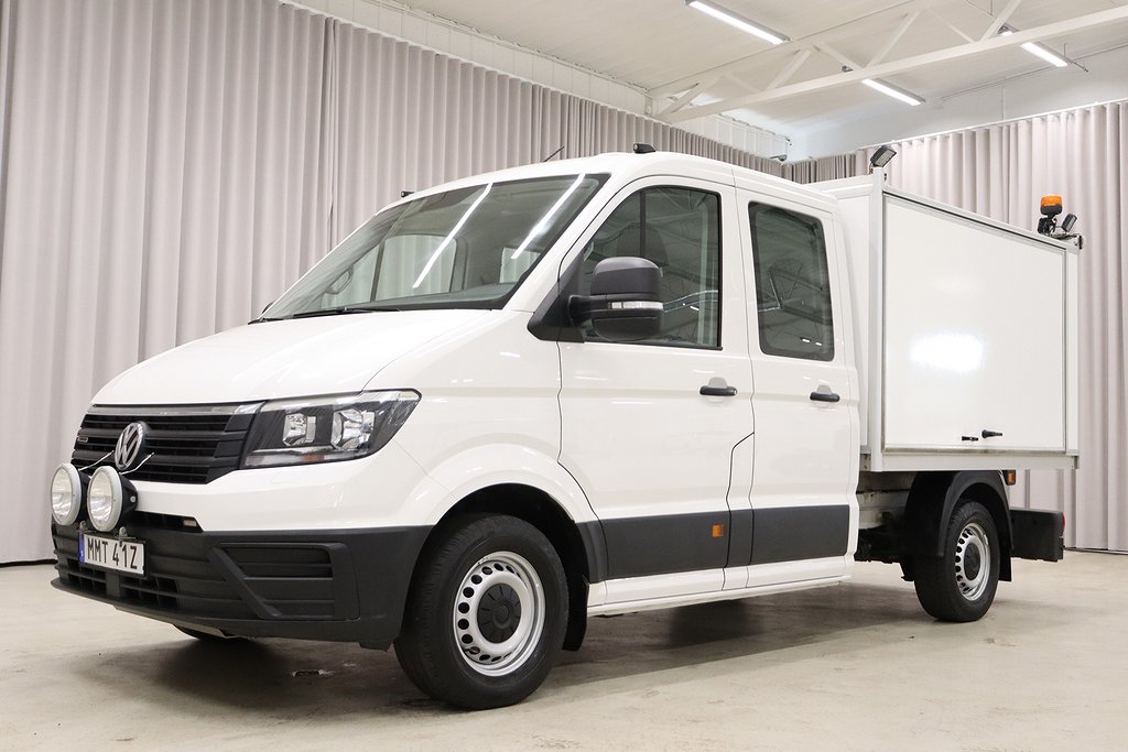 Volkswagen Crafter 4M Dubbelhytt Kåpa Bra Utrustning Moms