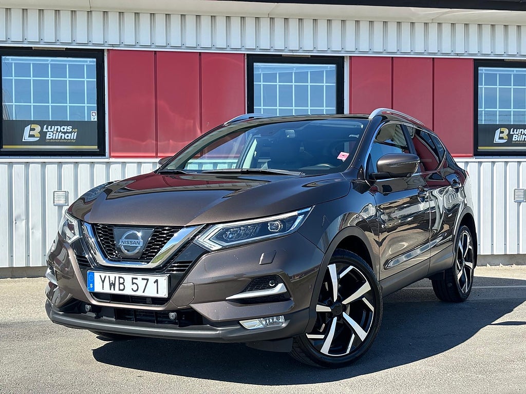 Nissan Qashqai 1.2 DIG-T XTRONIC-CVT Euro 6/Ny Besiktad/2 Ägare/360*