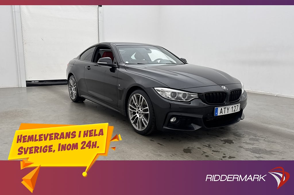 BMW 420 d Coupé 190hk M Sport Taklucka H/K Skinn P-Sensorer