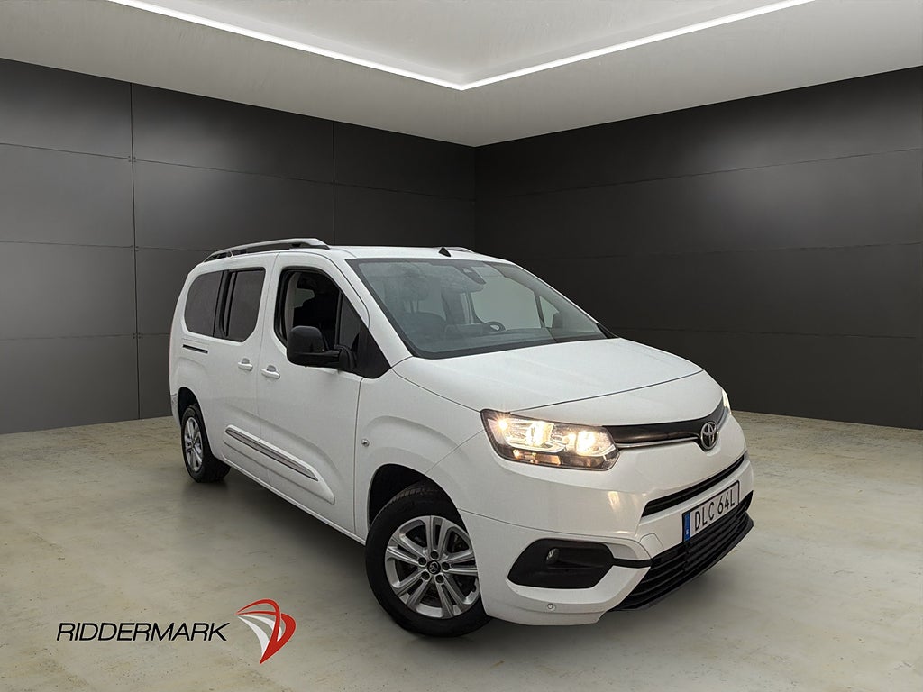 Toyota Proace City Verso Lång 130hk Ny-Kamrem Kamera 7-Sits