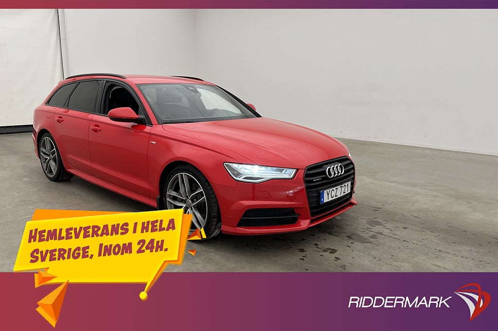 Audi A6 3.0 TDI Quattro S-Line Halvskinn Navi 4-Zon