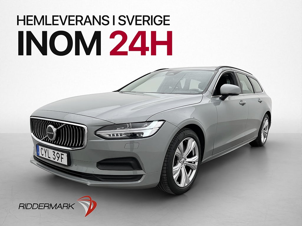 Volvo V90 B4 Core Värm Kamera Skinn Elstol CarPlay  Drag