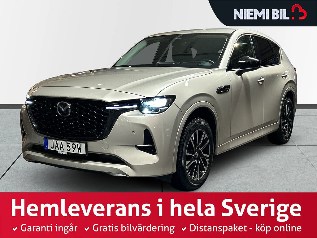 Mazda CX-60 PHEV Homura-Paket Nybilsgaranti/BOSE/Drag/360/Skinn/HuD