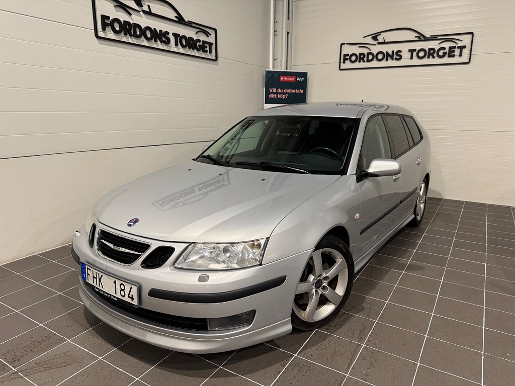 Saab 9-3 Aero SportCombi 2.8T V6 StoraSkärmen|Välvårdad|Drag