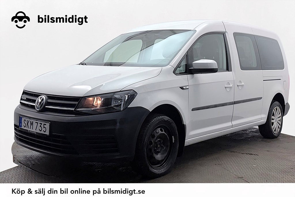 Volkswagen Caddy Maxi Life 7-Sits 1.4 TGI CNG Aut P-Sens MOMS 110hk