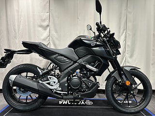 Yamaha MT125/Räntekampanj 3,45%/Tech Black/Omgående leverans!