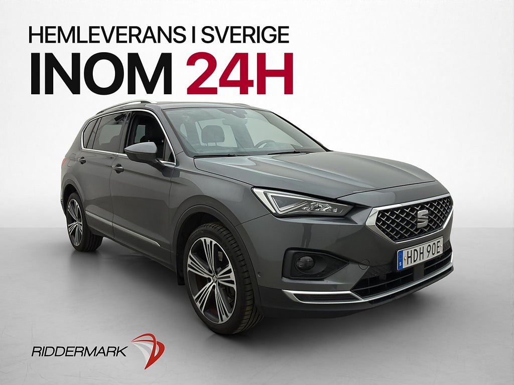 Seat Tarraco 4M Xcellence 7-Sits Cockpit Pano D-Värm Kamera